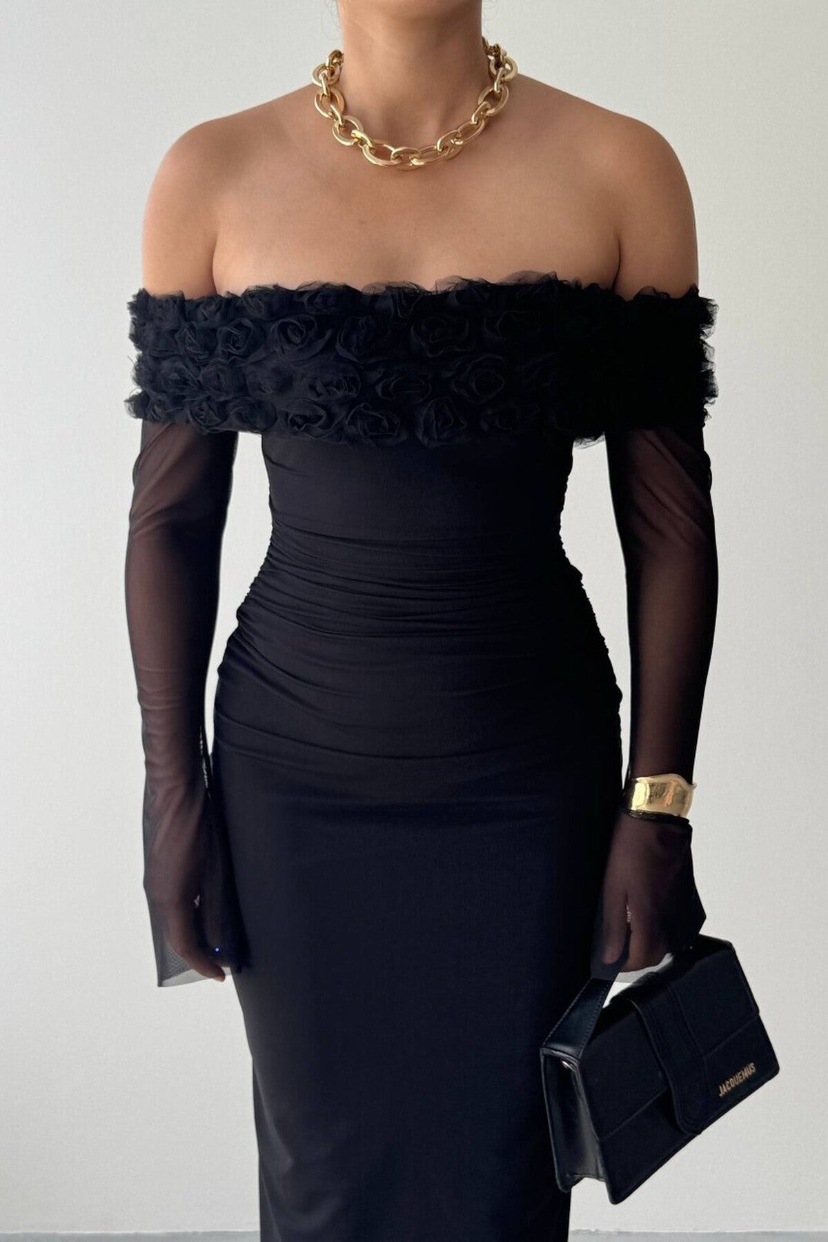 Rose Bardot Dress