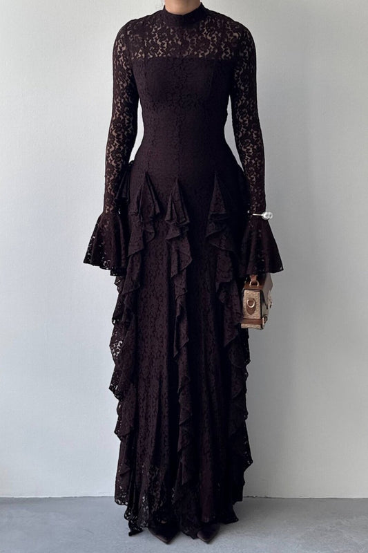 Cascade Lace Dress