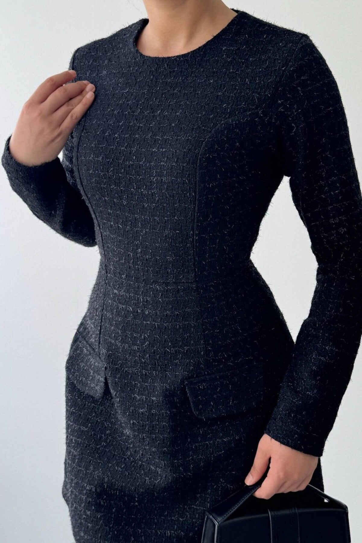 Classic Tweed Mini Dress
