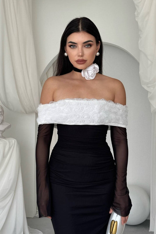 Rose Bardot Dress