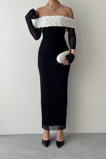 Rose Bardot Dress