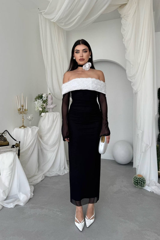 Rose Bardot Dress