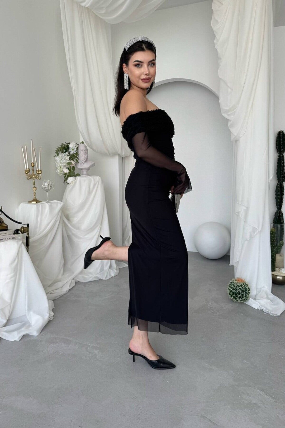 Rose Bardot Dress