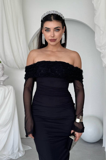 Rose Bardot Dress