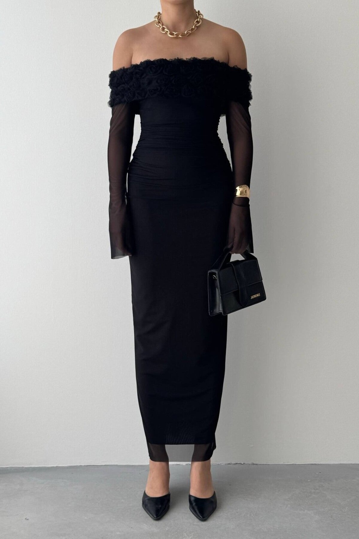 Rose Bardot Dress