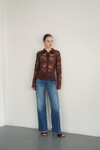 Broderie Lace Blouse