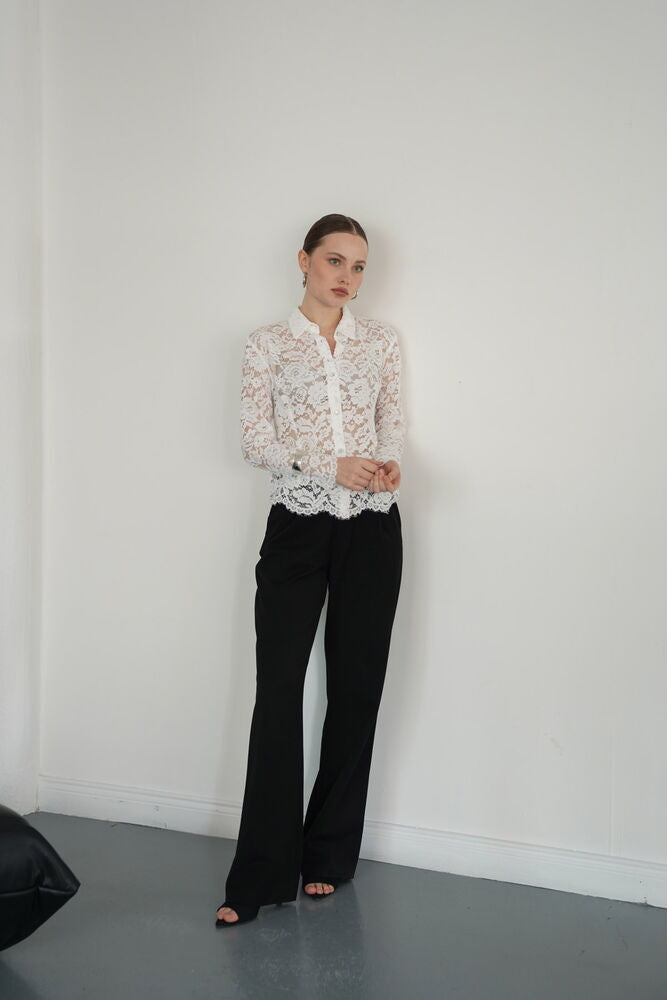 Broderie Lace Blouse