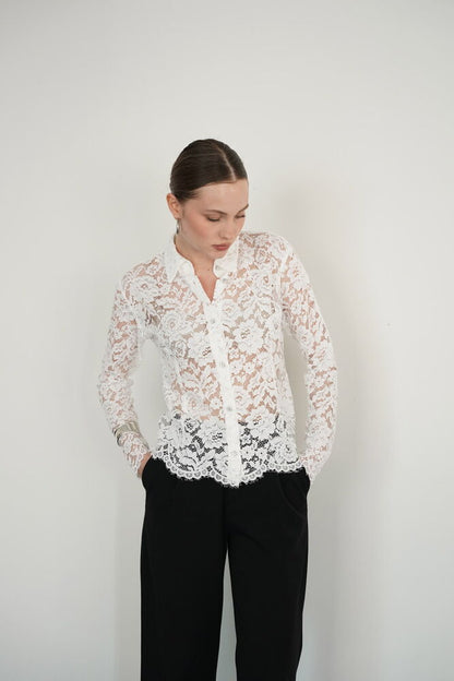 Broderie Lace Blouse
