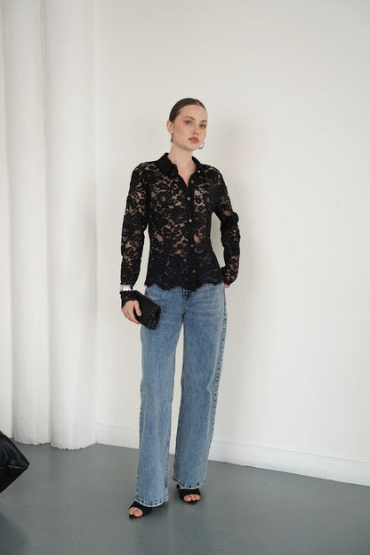 Broderie Lace Blouse