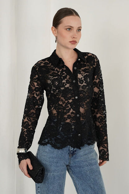 Broderie Lace Blouse