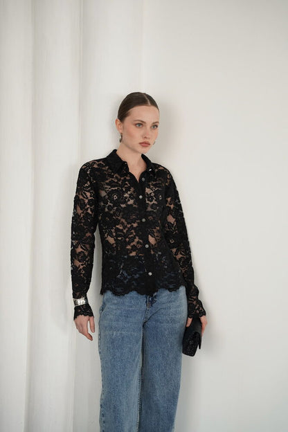 Broderie Lace Blouse