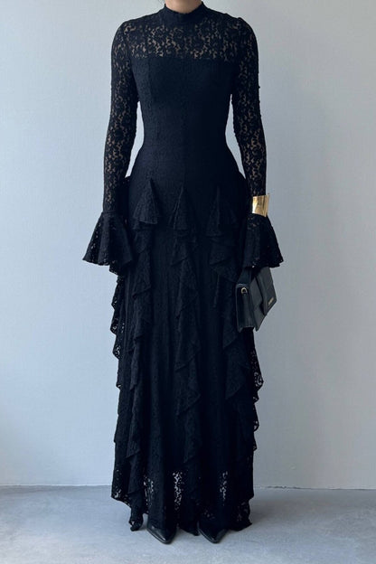 Cascade Lace Dress