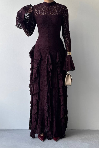 Cascade Lace Dress
