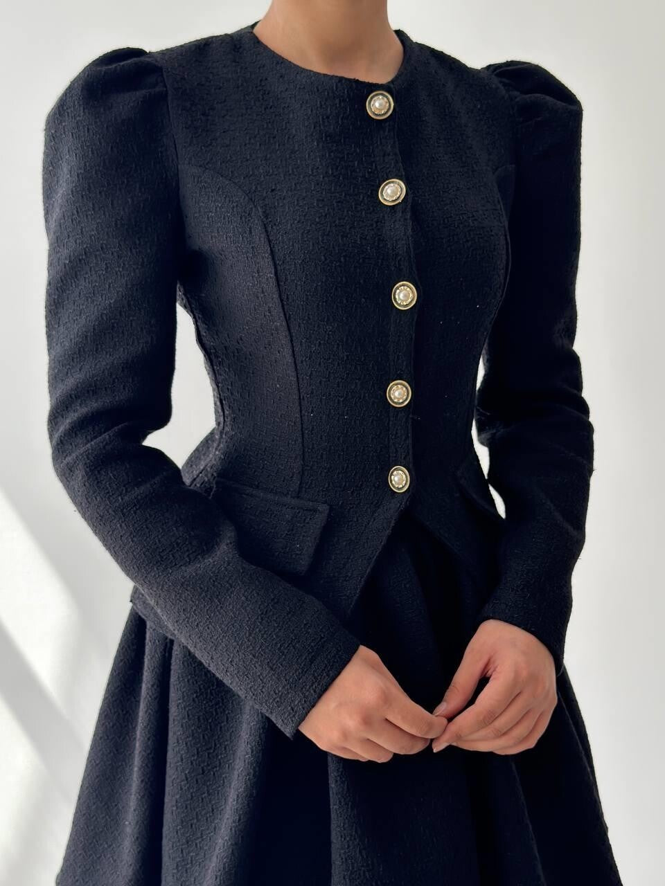 Tweed Bubble Skirt Set