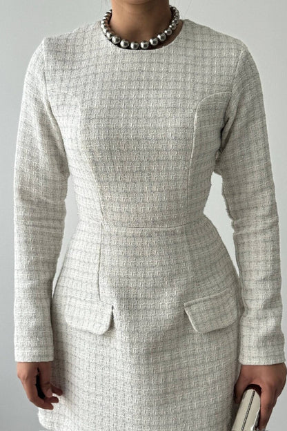 Classic Tweed Mini Dress