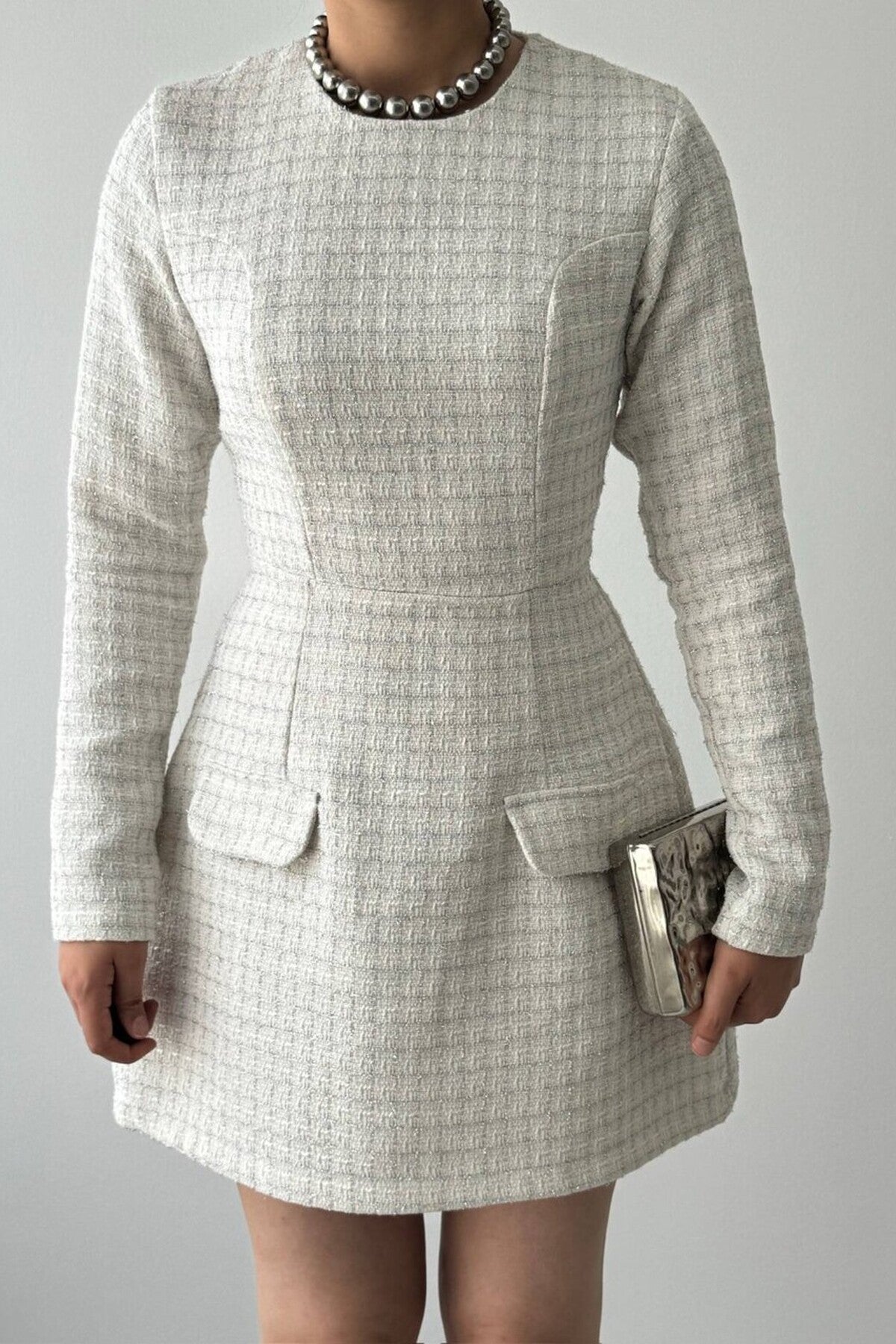 Classic Tweed Mini Dress