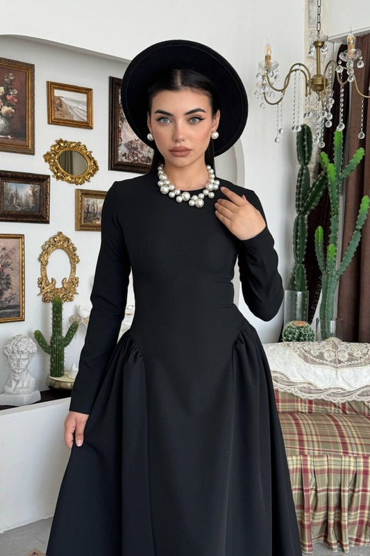 Sculpted Grace Dress
