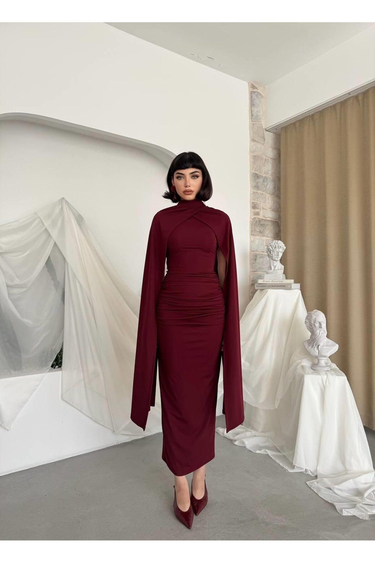Evening Cape Dress