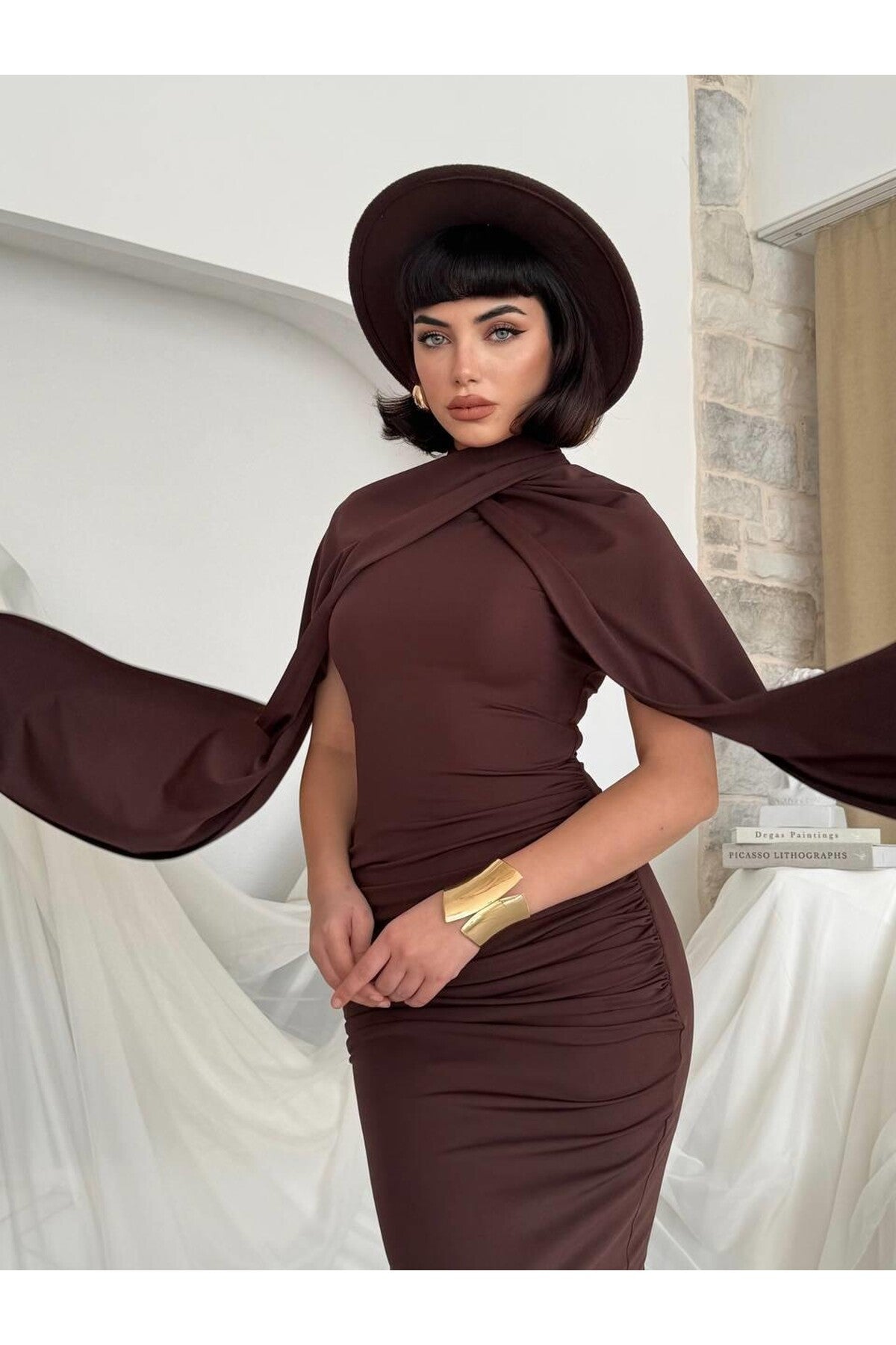 Evening Cape Dress