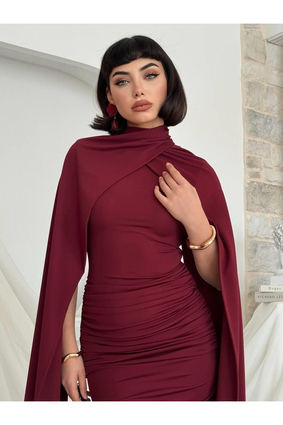 Evening Cape Dress